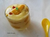 Low Fat Mango Fool | Eggless Mango dessert