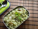 Mint-Coriander Rice | Easy Lunch Box Ideas