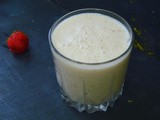 Oats -Strawberry Banana Smoothie | Breakfast Smoothie