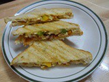 Paneer & Capsicum Sandwich | Easy Breakfast Recipe