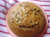 Pistachio Cardamon Cake  |  Cardamon Flavoured pistachio cake | Eggless Baking