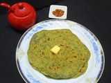 Spinach Paratha | Paratha Recipe