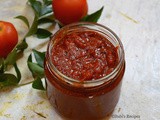 Tomato Pickle | Tomato Thokku | Step by Step Pictures