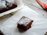 Yogurt Brownies | Eggless Brownies