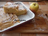 Torta di mele a quadrotti