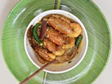 Chingri macher Malaikari - a traditional bengali preparation of prawn curry with coconut gravy