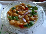 Chole Masala or Chana Masala - in Bengali style