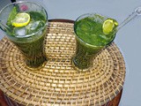 How to make Mint Lime juice - a cool summer drink