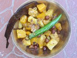 Kumro Ghonto - a pumpkin potato medley