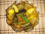 Magur macher Kalia - Catfish curry