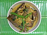 Shorshe diye Parshe Macher Jhal - Mullet fish curry in mastard gravy