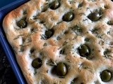 Baking Bread: Foccacia With Olives and Rosemary
