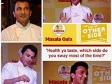 Chicken Ham and Peppy Tomato Oats Muffins and a meet-up with Chef  Vikas Khanna