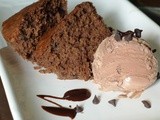 Cocoa apple cake