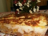 Keema (minced meat) and Macaroni Bake