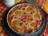 Peach and Cherry Clafoutis