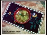 Sunday Lunch Recipe 3 : Khatta Meetha Kaddu ki sabzi