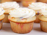 Birthday Cake Funfetti Cupcakes