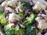 Broccoli Cauliflower Salad