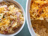 Cauliflower Ham Pasta Casserole