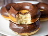 Chocolate Frosted Baked Donuts
