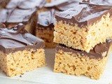 Chocolate Peanut Butter Rice Krispies Treats