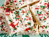 Christmas Sugar Cookie Bars