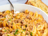 Creamy Beef and Shells