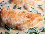 Creamy Parmesan Garlic Mushroom Chicken