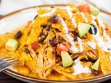 Crockpot Chicken Enchilada Casserole