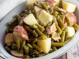 Crockpot Green Beans and Potatoes