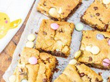 Easter m&m's Cookie Bars