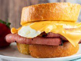 Fried Bologna and Egg Sandwich