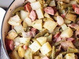 Green Bean Potato Sausage Casserole