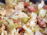 Kielbasa Cabbage Skillet