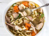 Leftover Turkey Noodle Soup