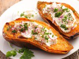 Microwave Baked Sweet Potatoes