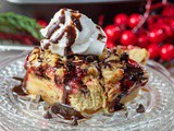 Panettone Cherry French Toast Casserole