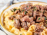 Prime Rib Macaroni and Cheese