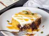 Pumpkin Fudge Poke Cake