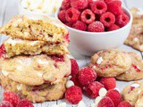 Raspberry White Chocolate Cookies