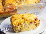 Sausage Hash Brown Breakfast Casserole