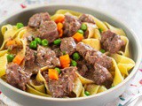 Slow Cooker Beef Tips & Gravy