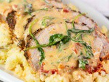 Slow Cooker Creamy Tuscan Pork Loin