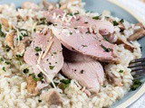 Smoked Duck and Mushroom Risotto