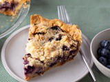 Sour Cream Blueberry Pie