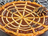 Spiderweb Chocolate Pumpkin Pie