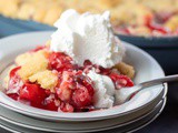 Sugar Cookie Cherry Cobbler