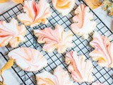 Tie Dye Fall Leaves Sugar Cookies