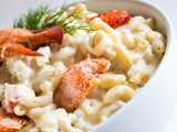 White Cheddar Lobster Macaroni and Cheese